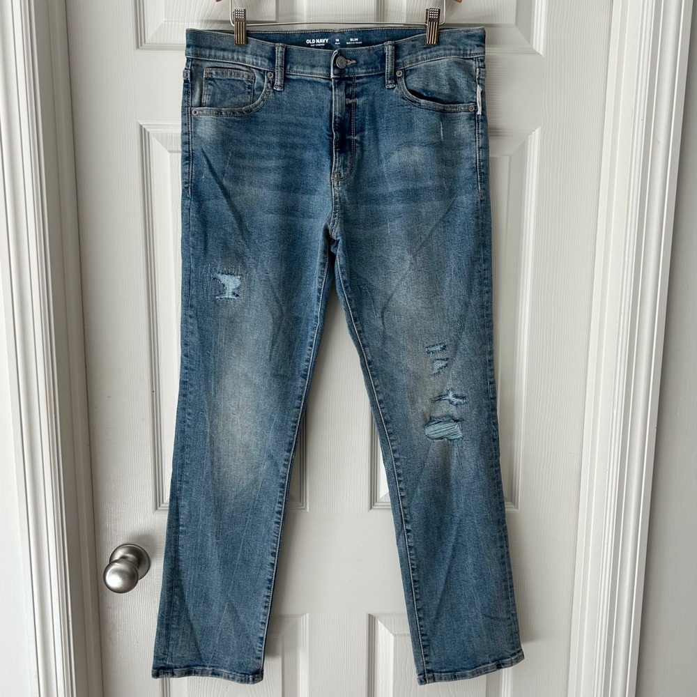 Old Navy Youth 360 Stretch Slim Built in Tough Jeans Size 16 Plus